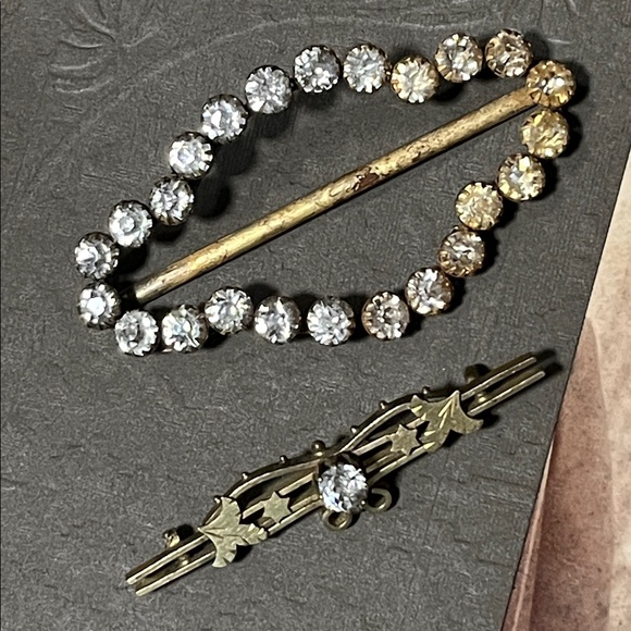 Antique REPAIR Jewelries (Buckle+Pin) - Picture 2 of 16